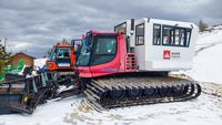 Our 2 Snowcats and Snowmobile..